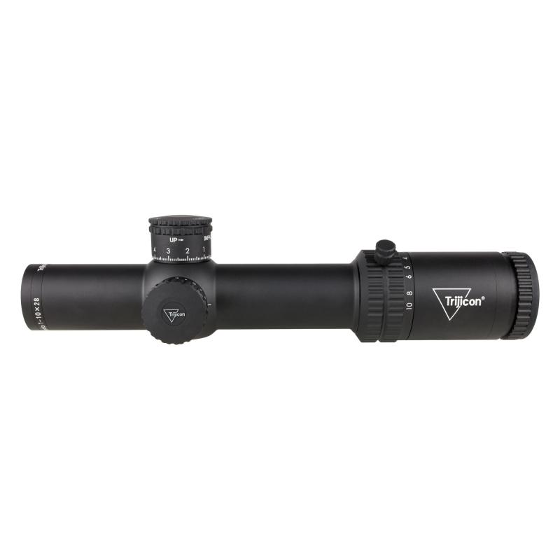 Credo, 1-10X28mm, First Focal Plane Riflescope, Red/Green MRAD Segmented Circle Reticle, 34mm Tube, Matte Finish, Black CR1028-C-2900050