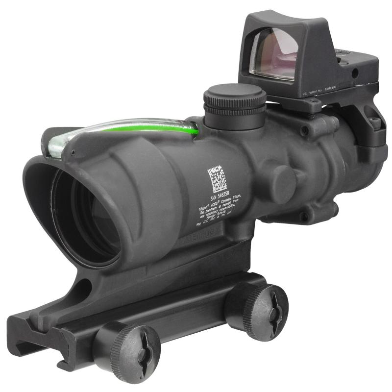4x32 ACOG® Scope, Dual Illuminated Green Chevron .223 Reticle