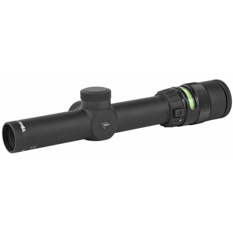 AccuPoint® 1-4x24 Riflescope w/ BAC, Green Triangle Post Reticle