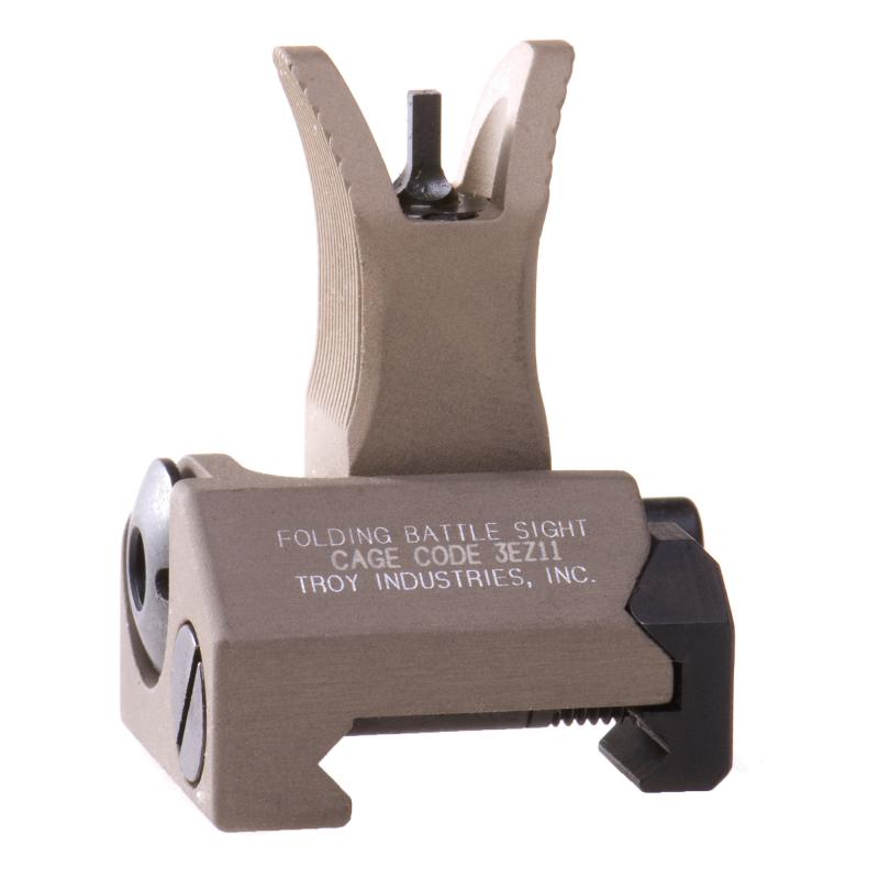 Front Folding M4 Style BattleSights Flat Dark Earth Clampack
