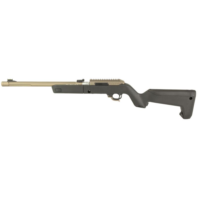 X-Ring VR, Semi-automatic Rifle, 22 LR, 16.5" Threaded Barrel, Matte Finish, Quicksand Flat Dark Earth & Black, Magpul Hunter Stock, 10 Rounds ATD2-QS-B-B-BLK