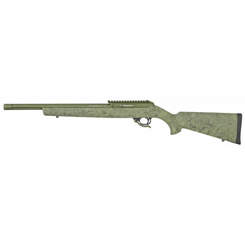 X-Ring VR, Semi-automatic, 22LR, 10Rd, 16.5" Threaded Barrel, OD Green Finish, Ghillie Green Hogue Stock, Ruger BX Trigger, Ambidextrous Charging Handle ATE-MOD-B-H-GGRN