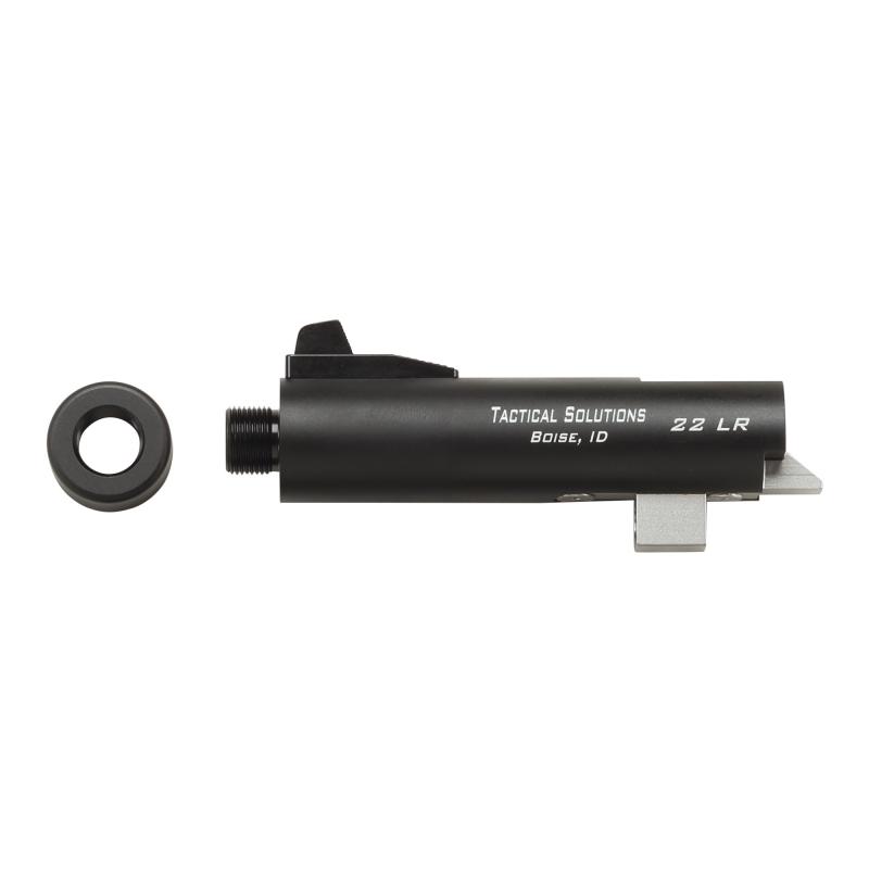 Trail-Lite Barrel, 22LR, 4" Threaded Barrel, Matte Black Finish, 1/2x28 Threads, Fits Browning Buck Mark, No Gunsmithing Required for Installation TL4TEMBNF