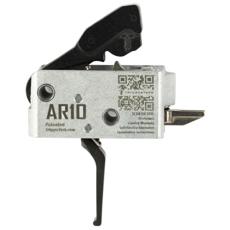 Duty, Flat Trigger, Single Stage, 3.5LB Pull, Fits AR-10, Anodized Finish, Black AHT-SDB-33-NNF