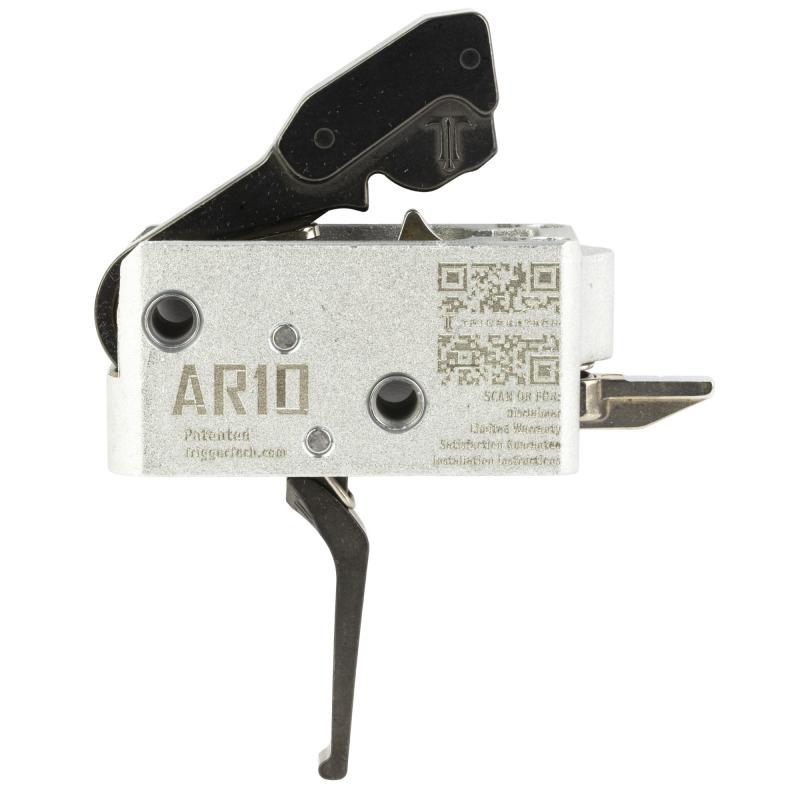 Duty, Flat Trigger, Two Stage, 3.5LB Pull, Fits AR-10, Anodized Finish, Black AHT-TDB-33-NNF