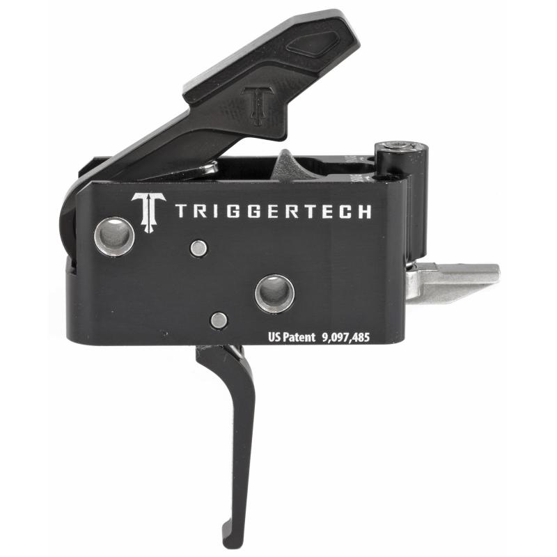 Trigger, 2.5-5.0LB Pull Weight, Fits AR-15, Adaptable Flat Trigger, Two Stage, Adjustable, Black Finish, Includes Installation Tools, Instruction Book, & TriggerTech Patch AR0-TBB-25-NNF