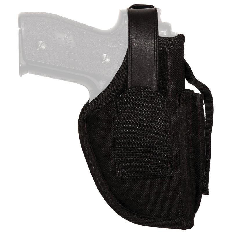 Sidekick Hip Holster With Magazine Pouch Size 16 for 3.25-3.75 Inch Barrel Medium/Large Auto Black Ambidextrous