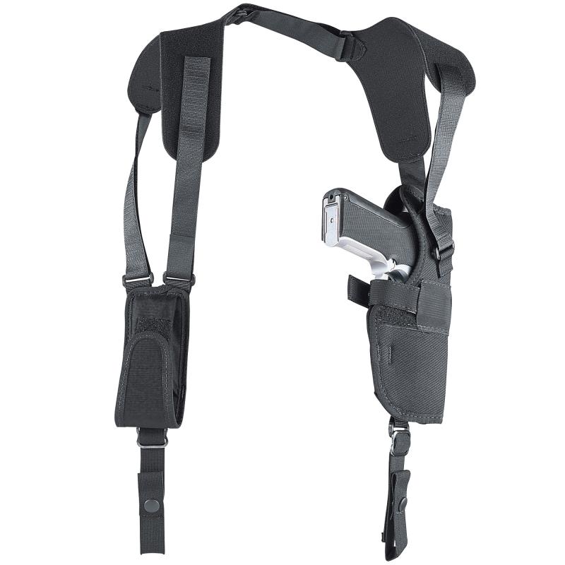 Pro-Pak Vertical Shoulder Holster Size 5 for 4.5-5 Inch Barrel Large Automatics Black Right Hand