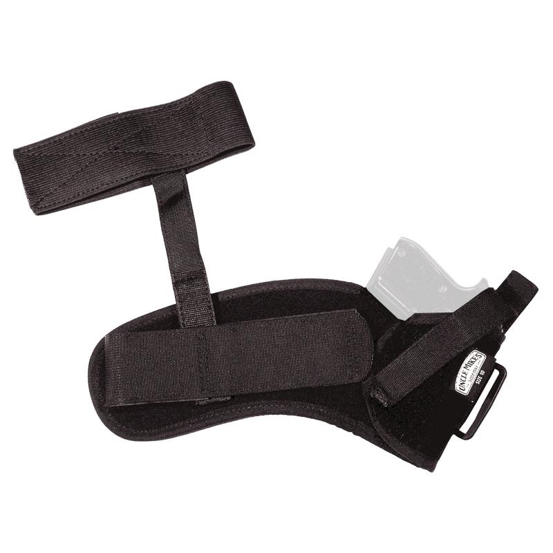 Sidekick Ankle Holsters Size 12 for Glock 26/27/33 and Other Sub-Compact 9mm/.40 Caliber Black Right Hand