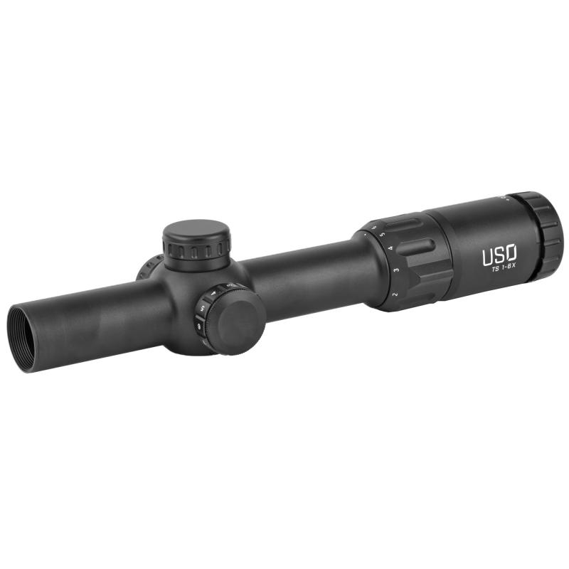 TS Series Rifle Scope, 1-6X24mm, 30mm Main Tube, Front Focal Plane, 0.2 MRAD Adjustments, Black Finish, MS2 (MIL SCALE 2) Reticle TS-6X MS2
