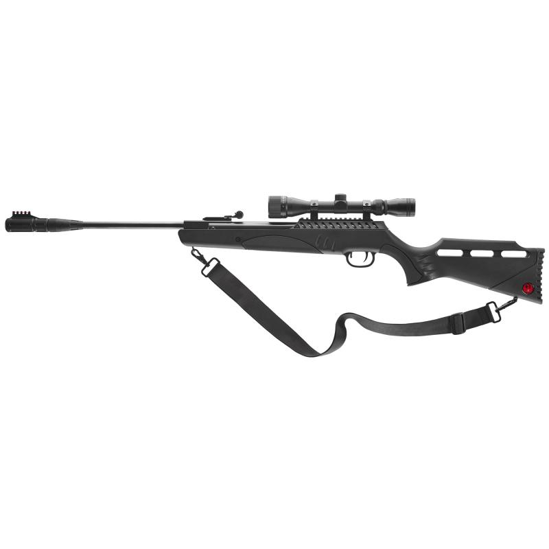 Targis Hunter Max Air Rifle, .22 Pellet, 800 Feet Per Second, Black, w/3-9X32 Scope, Nucleus Rail, Single Shot, Silencair Non-Removable Suppressor 2244241