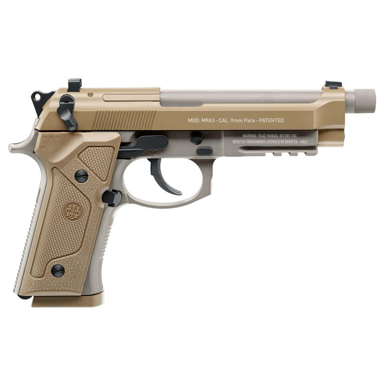 Beretta M9A3  Full-Auto Air Pistol, 177 BB, Black Finish, BLOWBACK Action, 18Rd 2253024