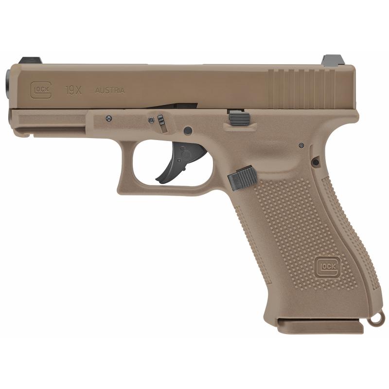 Glock G19X, Air Pistol, 177 BB, Coyote Tan Color, 18Rd 2255212