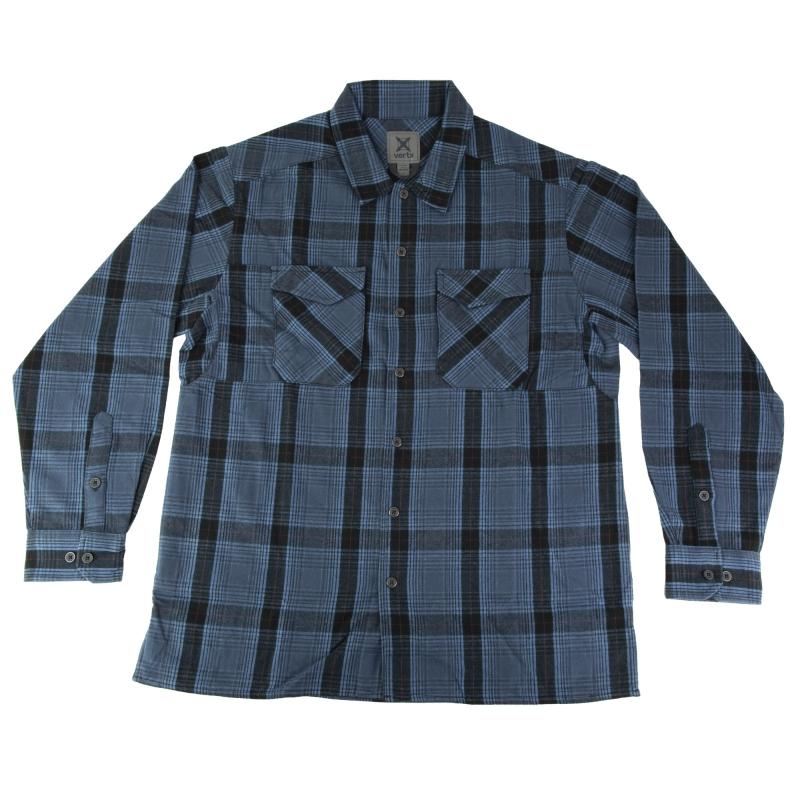 Flannel Shirt, Large, Blue Ridge Plaid, Canyon River VTX1500 BLRP LARGE