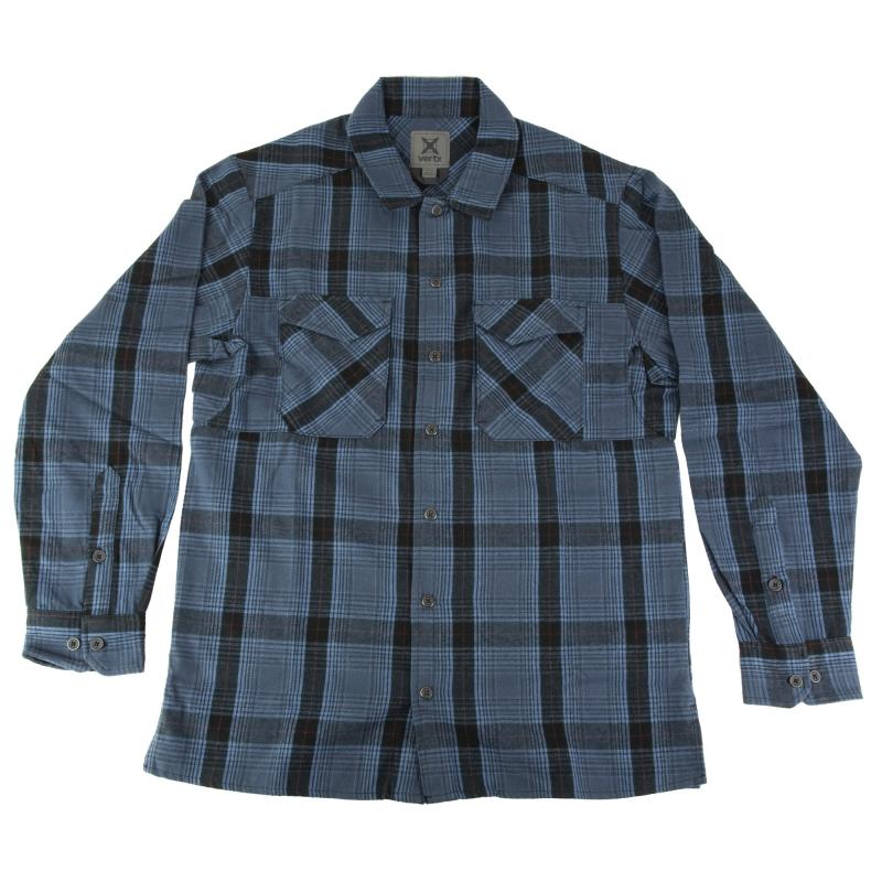 Flannel Shirt, Medium, Blue Ridge Plaid, Canyon River VTX1500 BLRP MEDIUM