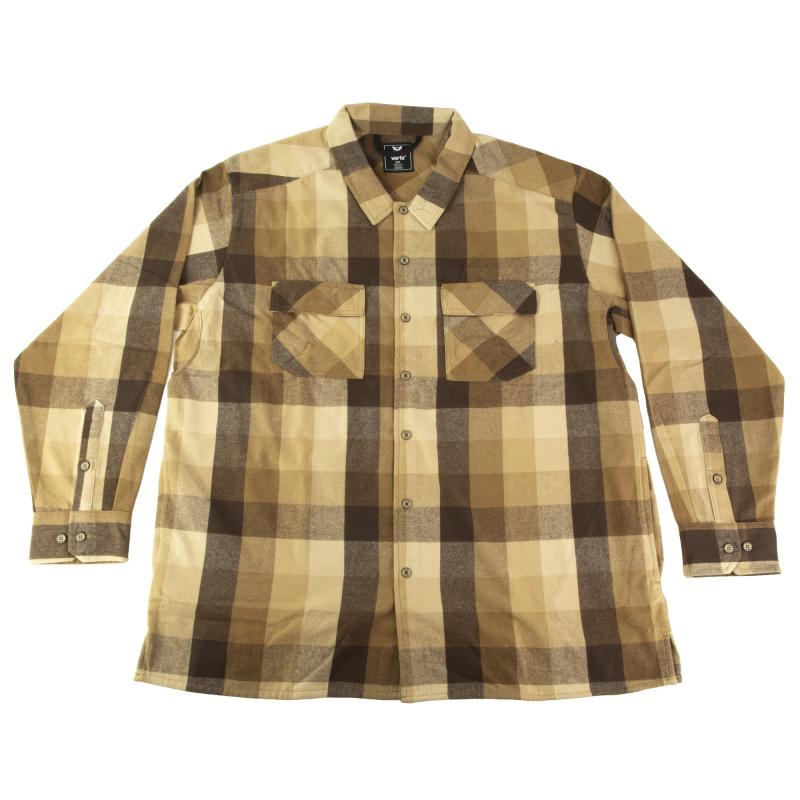 Flannel Shirt, 2XL, Barren Plaid, Last Line VTX1522 BAR 2XL