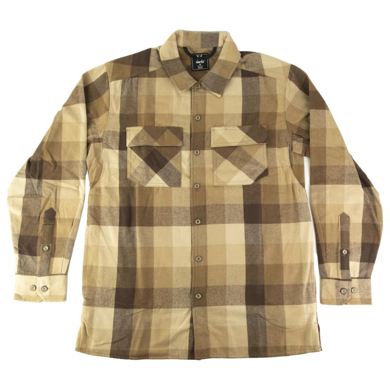 Flannel Shirt, Medium, Barren Plaid, Last Line VTX1522 BAR MEDIUM