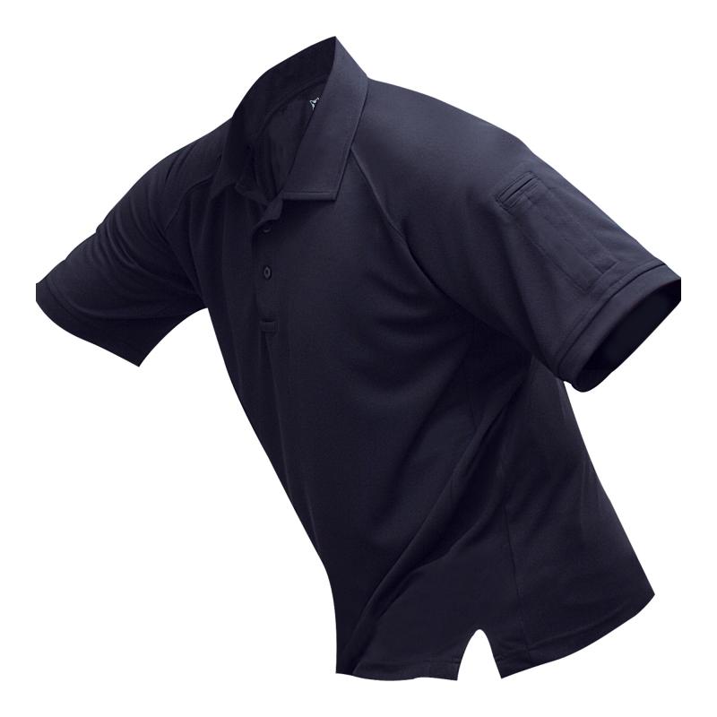 Coldblack Short Sleeve Polo Shirt, Navy, Polyester, Large F1 VTX4000P NV LARGE