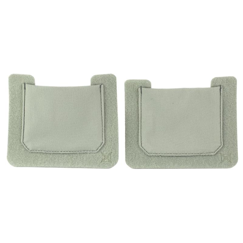 Stretch Pocket, Small , Velcro Backing, Elastic Pockets, Gray, 2 Pack VTX5231