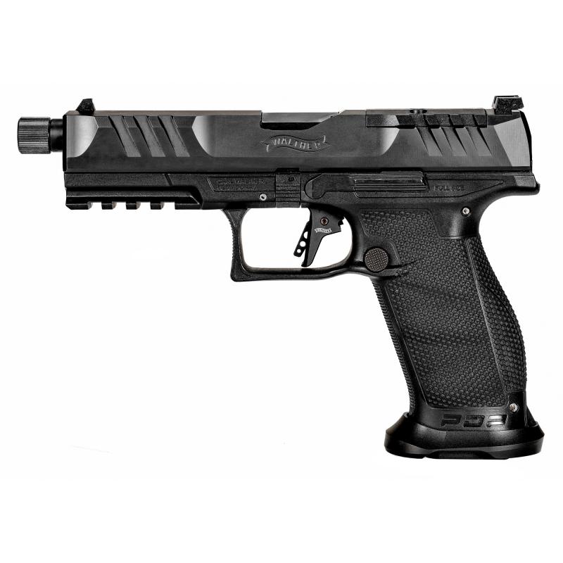 PDP Pro SD |9MM, 5.1" Barrel, Threaded Barrel, Black, Adjustable Rear Sight, Optics Ready, 18 Rounds,  Striker Fired, Semi-automatic, Polymer Frame Pistol, Full Size,  2842521