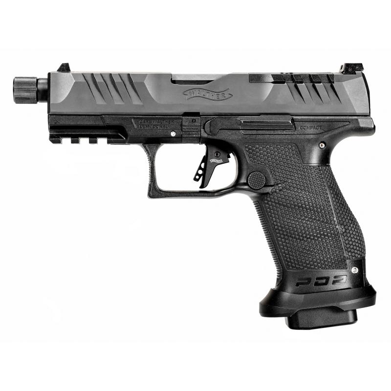 PDP Pro SD |9MM 4.6" Barrel, Threaded Barrel, Black, Adjustable Rear Sight, Optics Ready, 15 Rounds, Striker Fired, Semi-automatic, Polymer Frame Pistol, Compact,  2844176