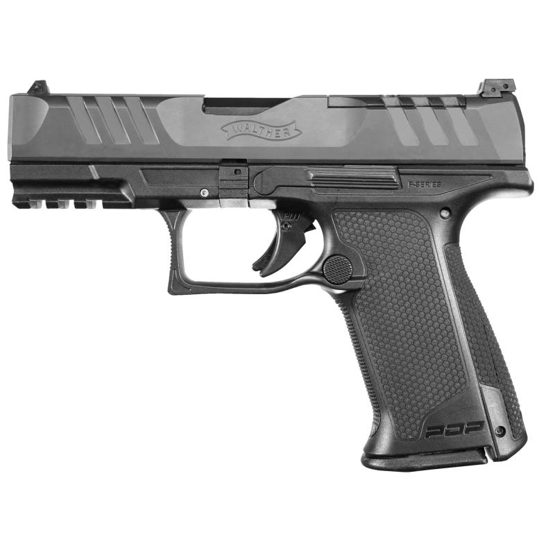 PDP F-Series, Striker Fired, Semi-automatic, Polymer Frame Pistol, Compact, 9MM, 3.5" Barrel, Matte FInish Black, Adjustable Rear Sight, Optics Ready, 15 Rounds, 2 Magazines 2849313
