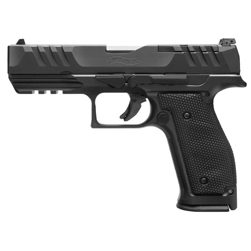 PDP Steel Frame, Striker Fired, Semi-automatic, Metal Frame Pistol, Full Size, 9MM, 4.50" Barrel, Matte Finish, Black, Optics Ready, Adjustable Rear Sight, 18 Rounds, 3 Magazines 2872285