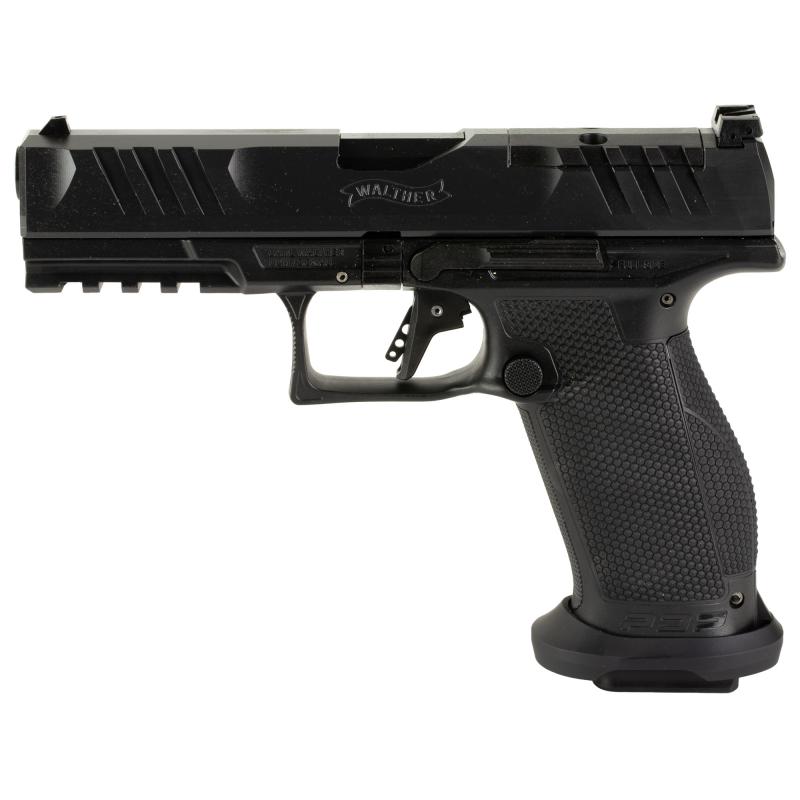 PDP Pro-E, Striker Fired, Semi-automatic, Polymer Frame Pistol, Full Size, 9MM, 4.5" Barrel, Nitride Finish, Black, Adjustable Sights, Optics Ready, 20 Rounds, 3 Magazines 2884950