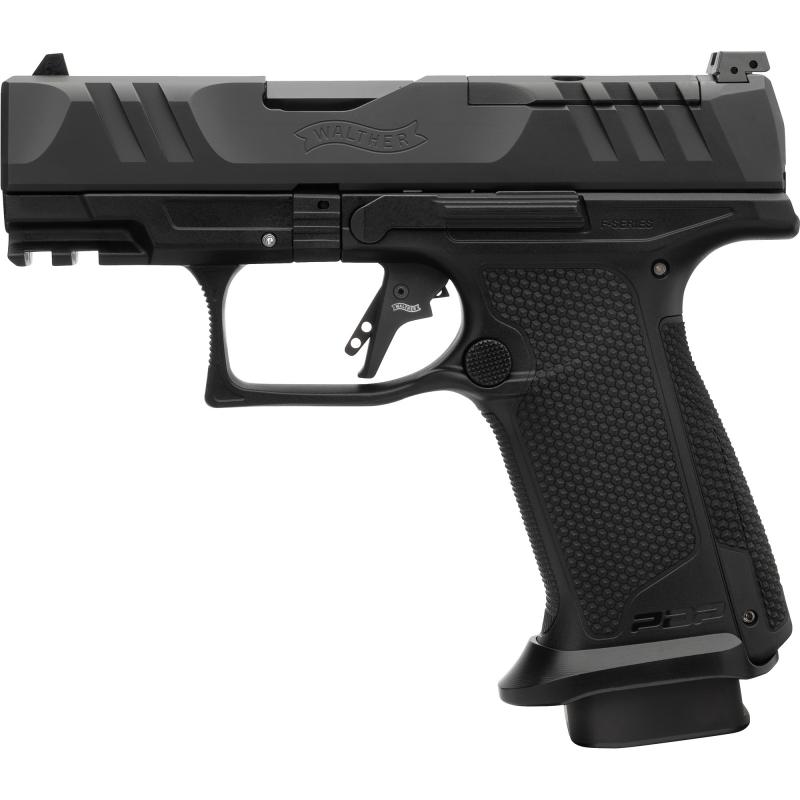 PDP Pro F-Series, Semi-automatic, Striker Fired, Polymer Frame Pistol, Compact, 9MM, 3.5" Barrel, Tenifer Finish, Black, Adjustable sights, Optics Ready, 18 Rounds 4796042
