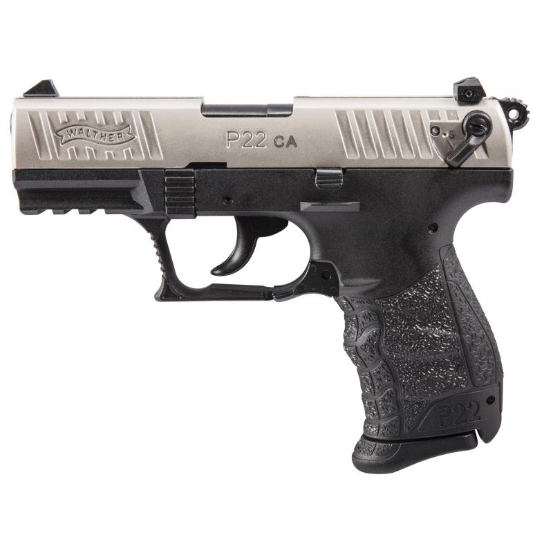 Model P22 .22LR 3.4 Inch Barrel Nickel Finish Picatinny Rail 10 Round CA Compliant, NOT TRANSFERABLE IN MN-MELTING POINT RESTRICTION
