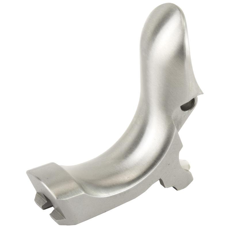 Bullet Proof Grip Safety, Beavertail, High Ride, Stainless Finish 298SBP