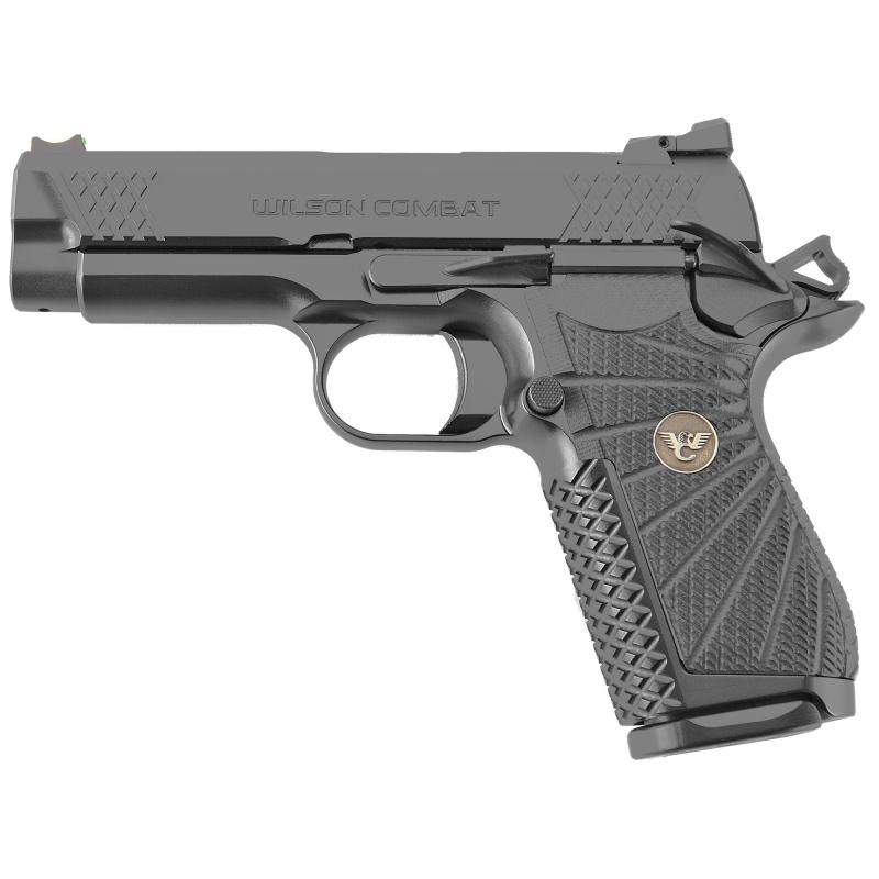 EDCX9, Semi-automatic, Compact, 9MM, 4" Barrel, Black Armor Tuff Finish, Green Fiber Optic Sights, Manual Safety, Non-Lightrail, 15Rd EDCX-CP-9