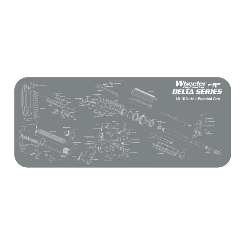 Wheeler Delta AR-15 Maintenance Mat Clampacked