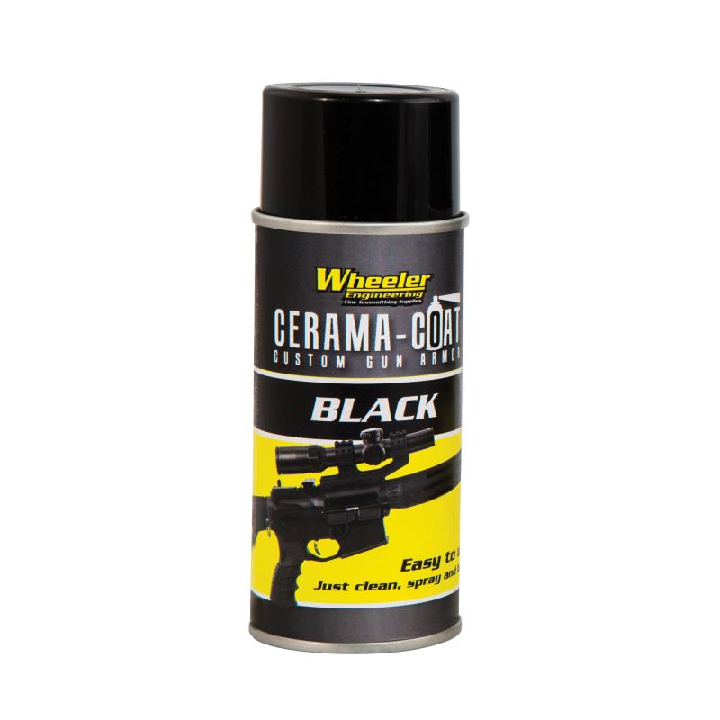 Wheeler Cerama-Coat Spray Black Finish 4 Ounce