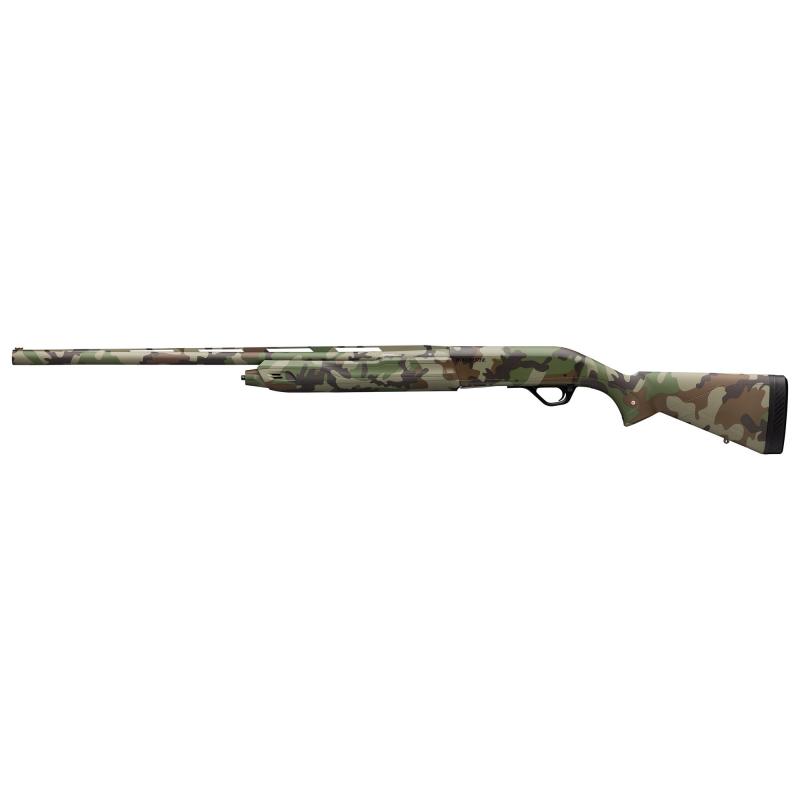SX4 Waterfowl Hunter, Semi-automatic Shotgun, 12 Gauge 3" Chamber, 26" Barrel, Woodland Camo Finish, Synthetic Stock, TruGlo Fiber Optic Front Sight, Includes 3 Choke Tubes - F, M, IC, 4 Rounds 511289391