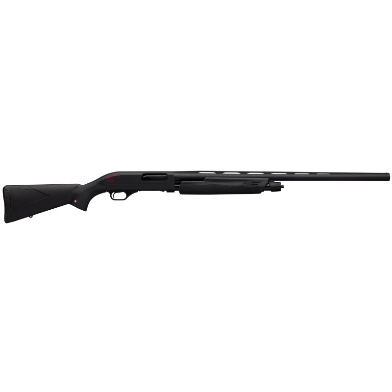 Super X Pump Black Shadow 12 Gauge 3.5 Inch Chamber 28 Inch Barrel Matte Black Finish Brass Bead Front Sight Black Synthetic Stock 4 Round