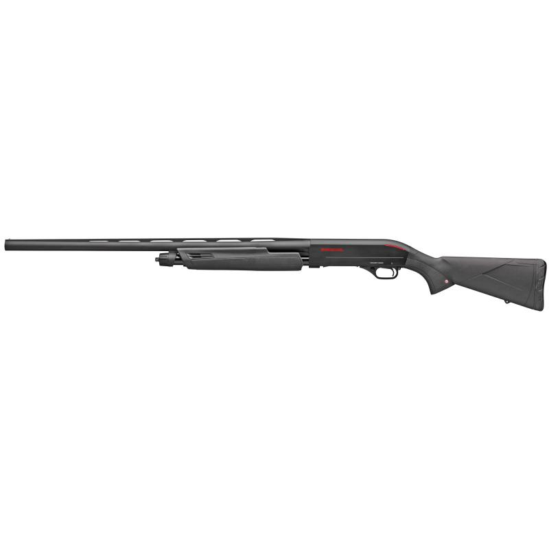 Super X Pump Black Shadow 12 Gauge 3 Inch Chamber 26 Inch Barrel Matte Black Finish Brass Bead Front Sight Black Synthetic Stock 4 Round