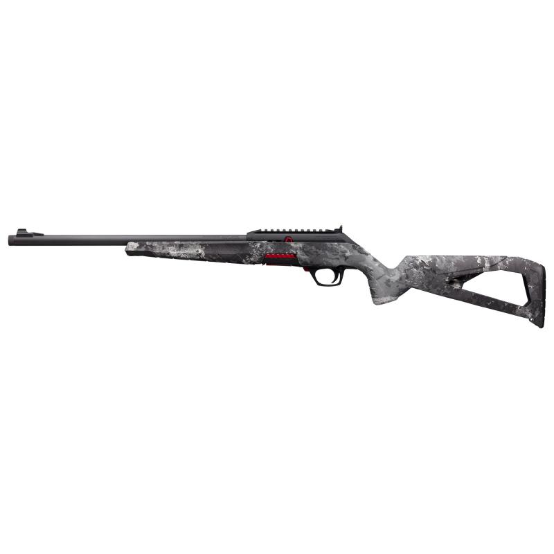 Wildcat, Semi-automatic Rifle, 22 LR, 16.5" Threaded Barrel, 1/2x28 Thread Pitch, Matte Finish, Midnight Gray Camo, Polymer Stock, Rear Ghost Ring Sight, 10 Rounds, 1 Magazine 521128102