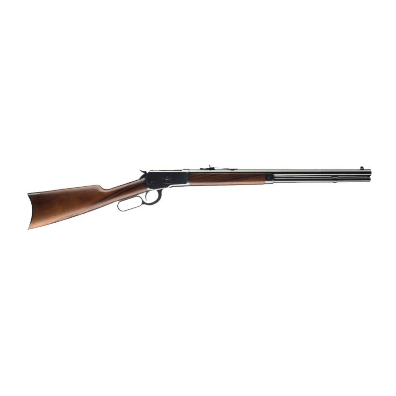 1892 Winchester Rifle, Short Rifle, Lever Action, 44-40 Winchester, 20" Round Barrel, Gloss Blued Finish, Walnut Furniture, Marbles Front Sight with Buckhorn Rear, 10 Rounds 534162140
