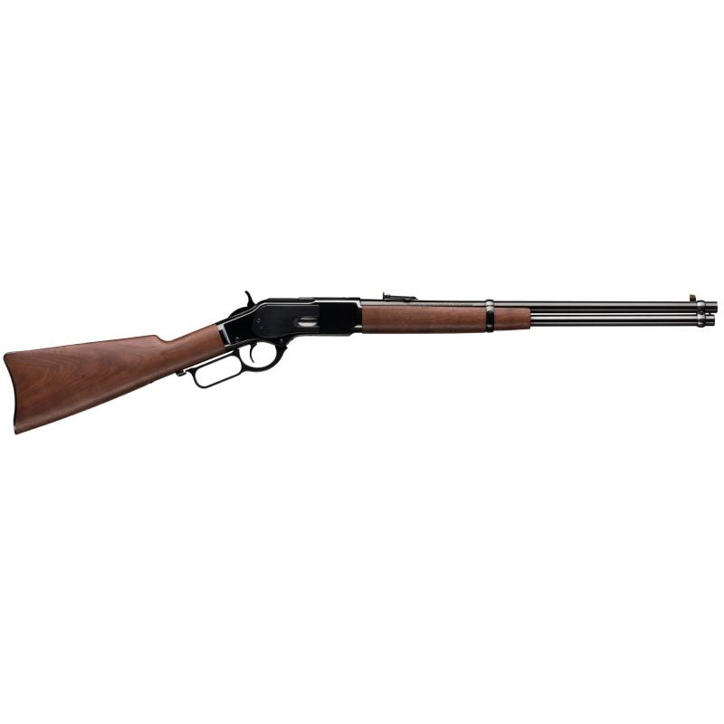 Model 1873 Carbine, Lever Action Rifle, 45 Long Colt, 20" Round Barrel, Blued Finish, Black Walnut Stock, Adjustable Rear Sight, 10 Rounds 534255141