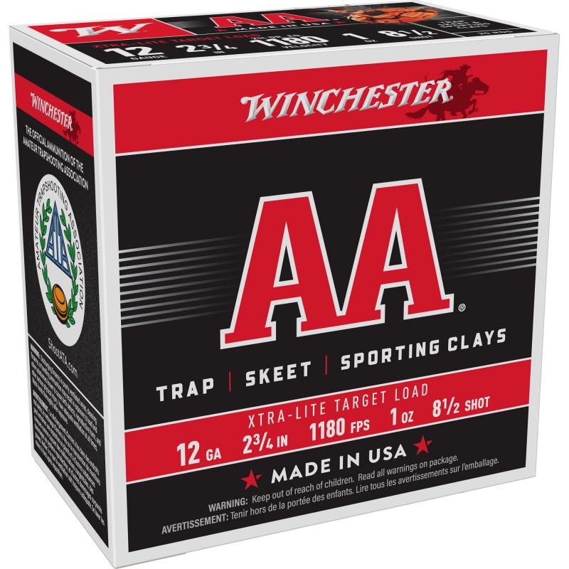 AA Xtra-Light, 12 Gauge 2.75", #8, 1 oz, Shotshell, 25 Round Box AAL128