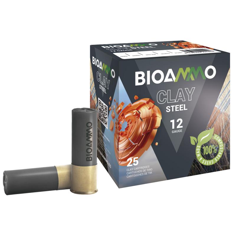 BIOAMMO, DOVE & CLAY, 12 Gauge, 2.75", #7, 1 oz., Steel Shotshell, 25 Round Box BRS2870