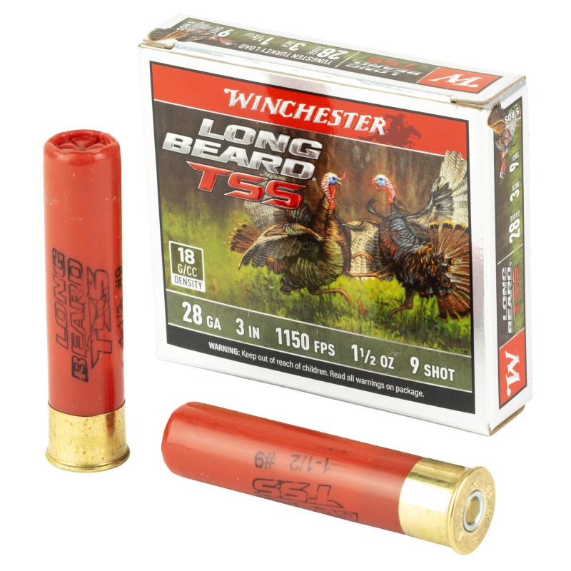Long Beard TSS, 28 Gauge, 3", #9, Shotshell, 10 Round Box LBTSS2839