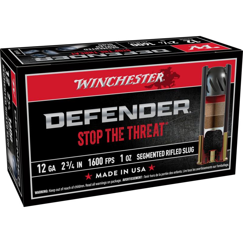 PDX1 Defender Segmenting Slug 12 Gauge 2.75 Inch One Ounce Segmenting Slug Box of 10 Rounds