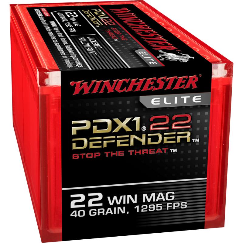 PDX1 Defender .22 Magnum 45 Grain Jacketed Hollow Point 50 Per Box