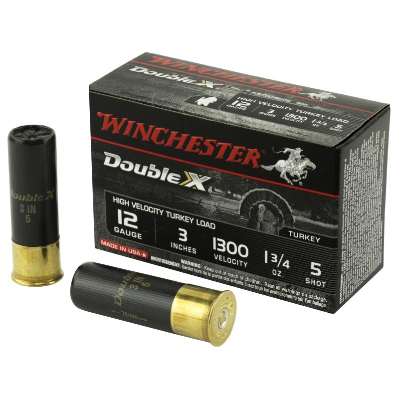 Double X High Velocity Turkey Loads Copper Plated Buffered 12 Gauge 3 Inch 1300 FPS 1.75 Ounce 5 Shot