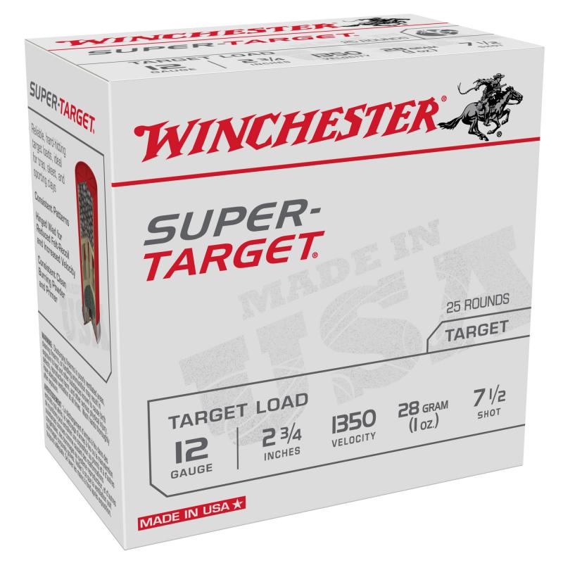 Super Target, 12 Gauge 2.75", #7.5, 1 oz, 25 Round Box TRGT13507