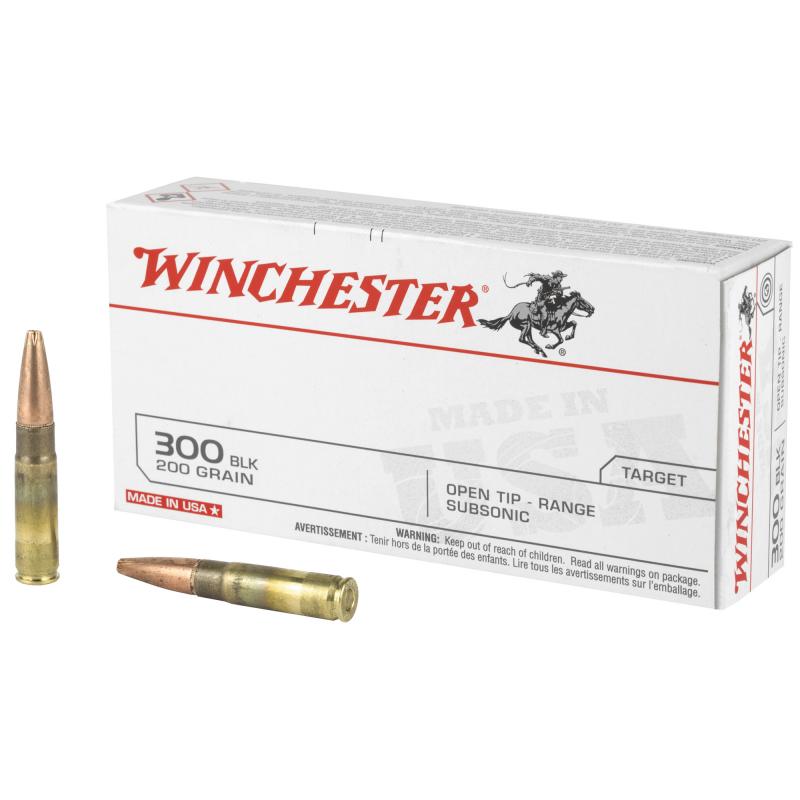 USA, 300 Blackout, 200 Grain, Full Metal Jacket Open Tip, 20 Round Box USA300BLKX