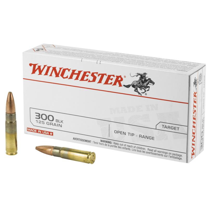 USA, 300 Blackout, 125 Grain, Open Tip, 20 Round Box USA300BLK