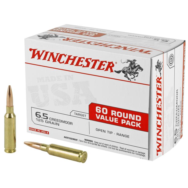 USA, 6.5 Creedmoor, 125 Grain, Open Tip, 60 Round Box USA65CMVP